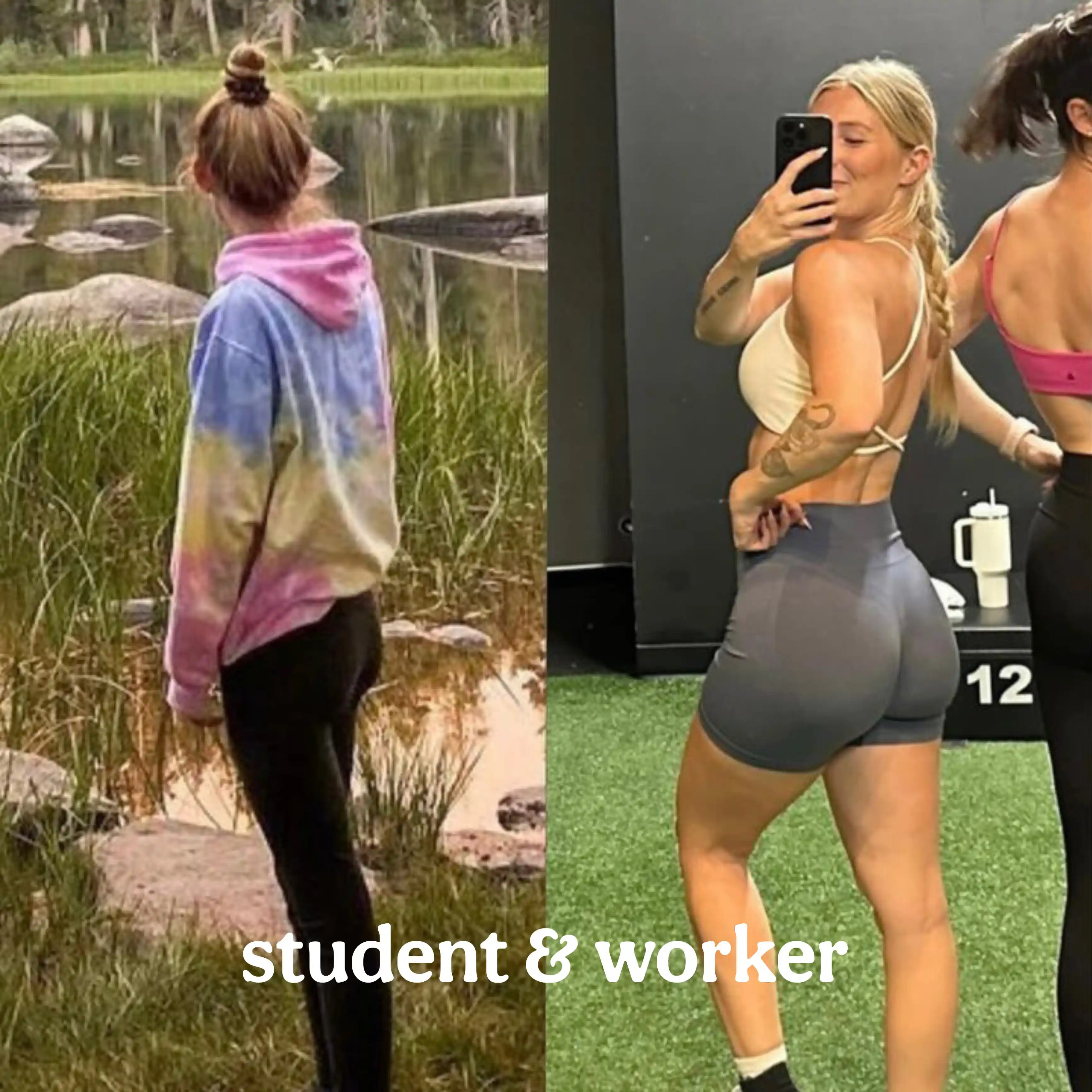 student and worker who lost weight on Blossom With Bella's program